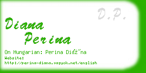 diana perina business card